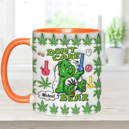 Don't Care Bear - Personalized Weed Accent Mug