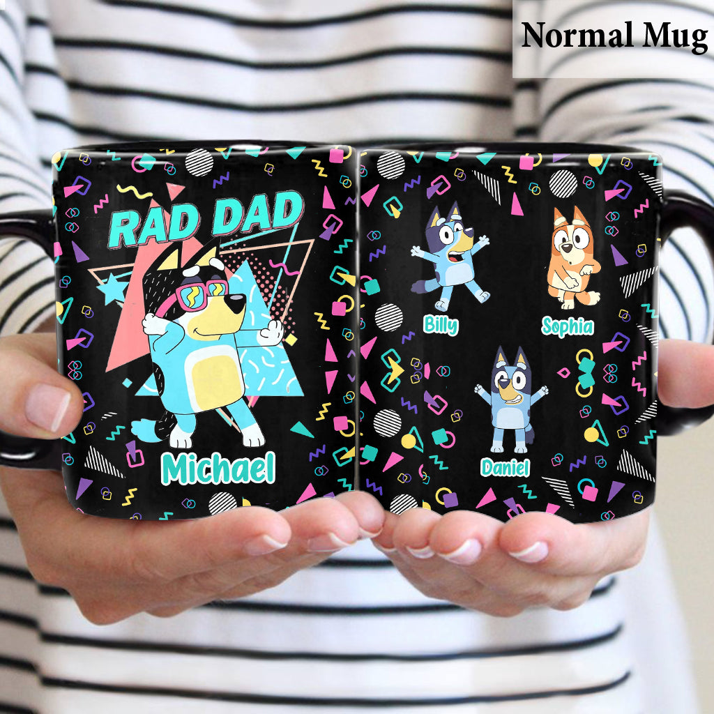 Rad Dad - Personalized Father Mug