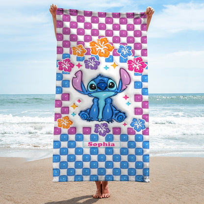 Ohana Beach - Personalized Ohana Beach Towel