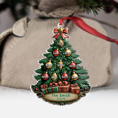 Merry Christmas - Personalized Family Custom Shaped Ornament