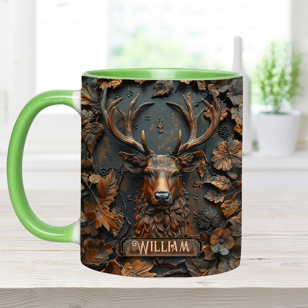 Stunning Deer - Personalized Hunting Accent Mug