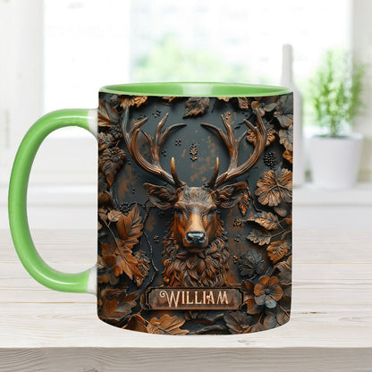 Stunning Deer - Personalized Hunting Accent Mug