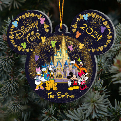 Family Trip Any Photo - Personalized Mouse Ornament