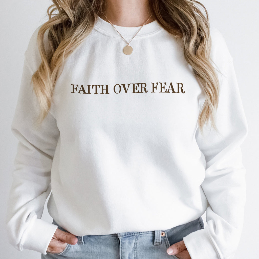 Faith Over Fear Christian T-shirt And Hoodie