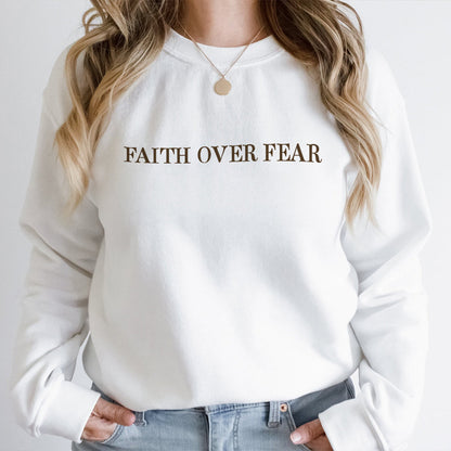 Faith Over Fear Christian T-shirt And Hoodie