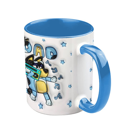Best Dad Ever - Personalized Father Accent Mug