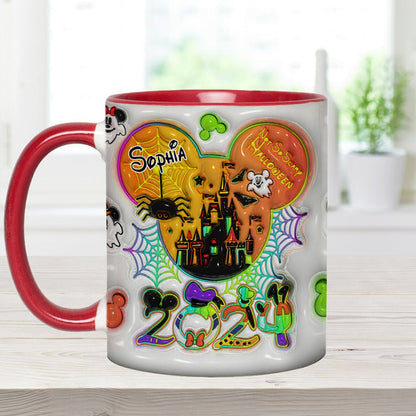 Happy Halloween - Personalized Mouse Accent Mug
