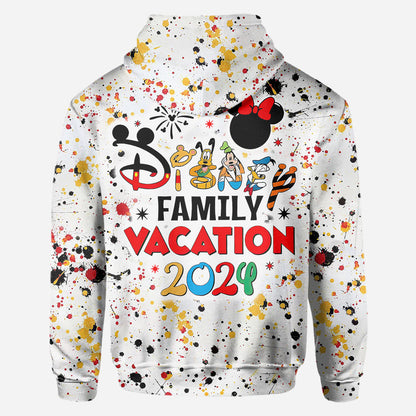 Family Vacation - Personalized Mouse All Over Shirt