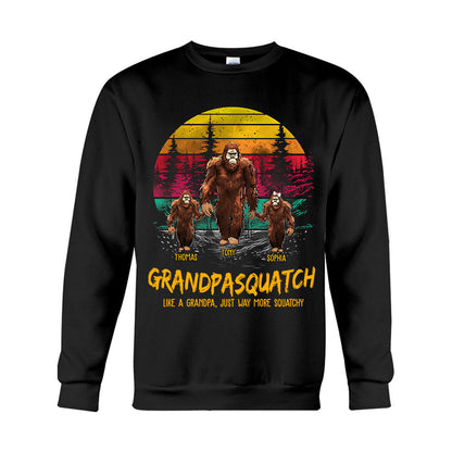 Papasquatch - Personalized Father T-shirt And Hoodie