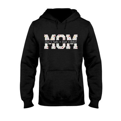 Flower Mom - Personalized Mother T-shirt And Hoodie