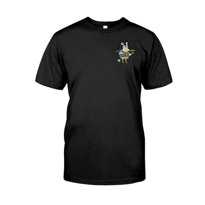 Tactical Dad Bluey T-shirt And Hoodie