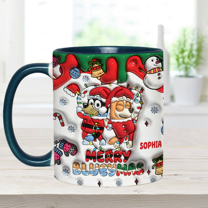 Merry Christmas - Personalized Accent Mug