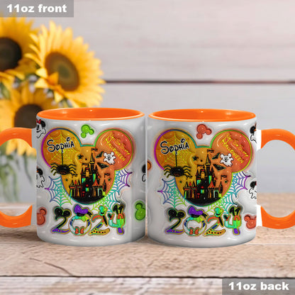 Happy Halloween - Personalized Mouse Accent Mug