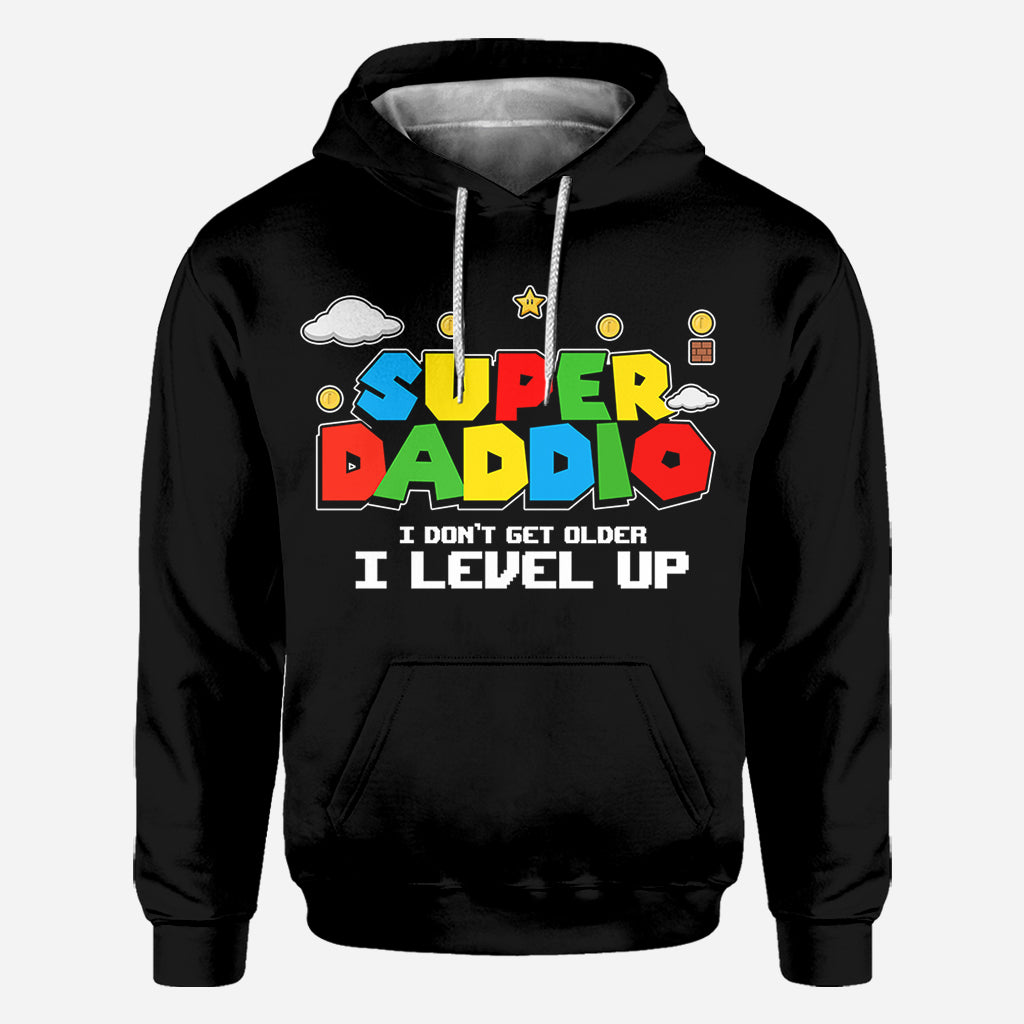 Super Daddio - Personalized Father All Over Shirt