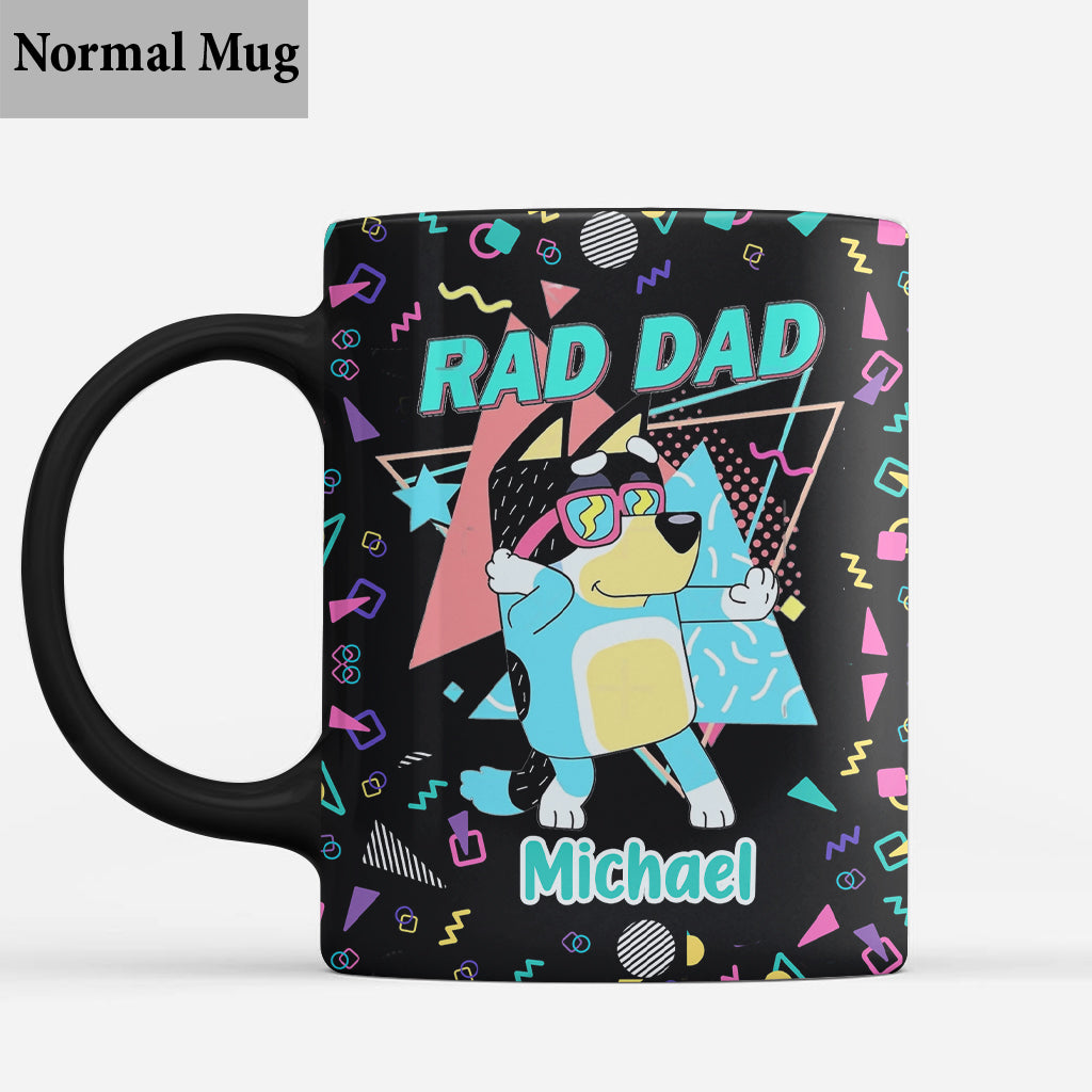 Rad Dad - Personalized Father Mug