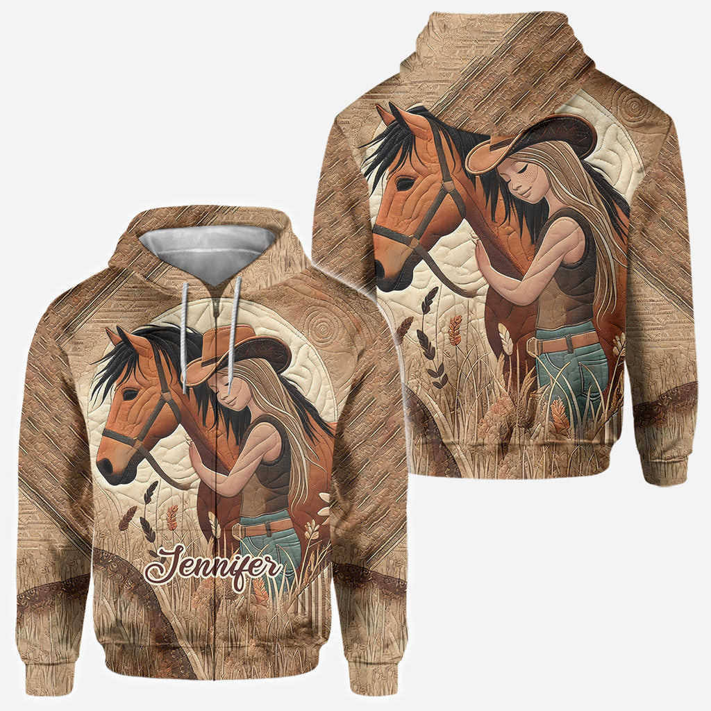 Horse Lovers - Personalized Horse All Over Shirt