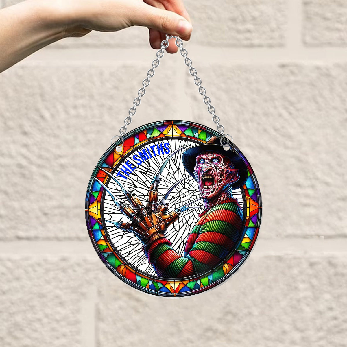 Halloween Is Coming - Personalized Window Hanging Suncatcher Ornament