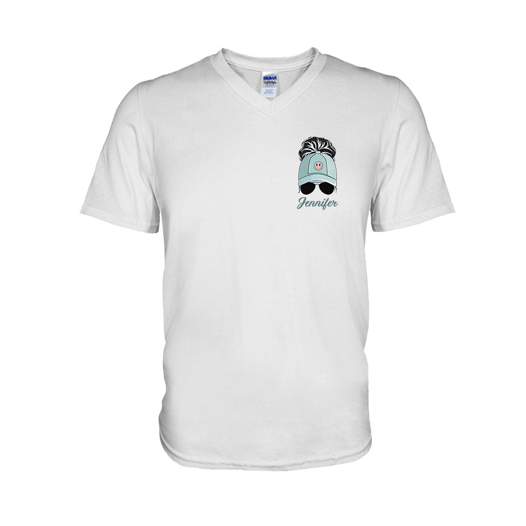 Mom Life All Day Everyday - Personalized Mother T-shirt And Hoodie