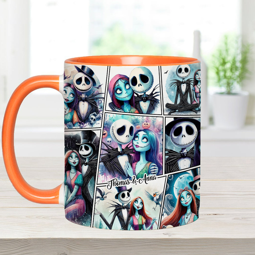 We're Simply Meant To Be - Personalized Nightmare Accent Mug