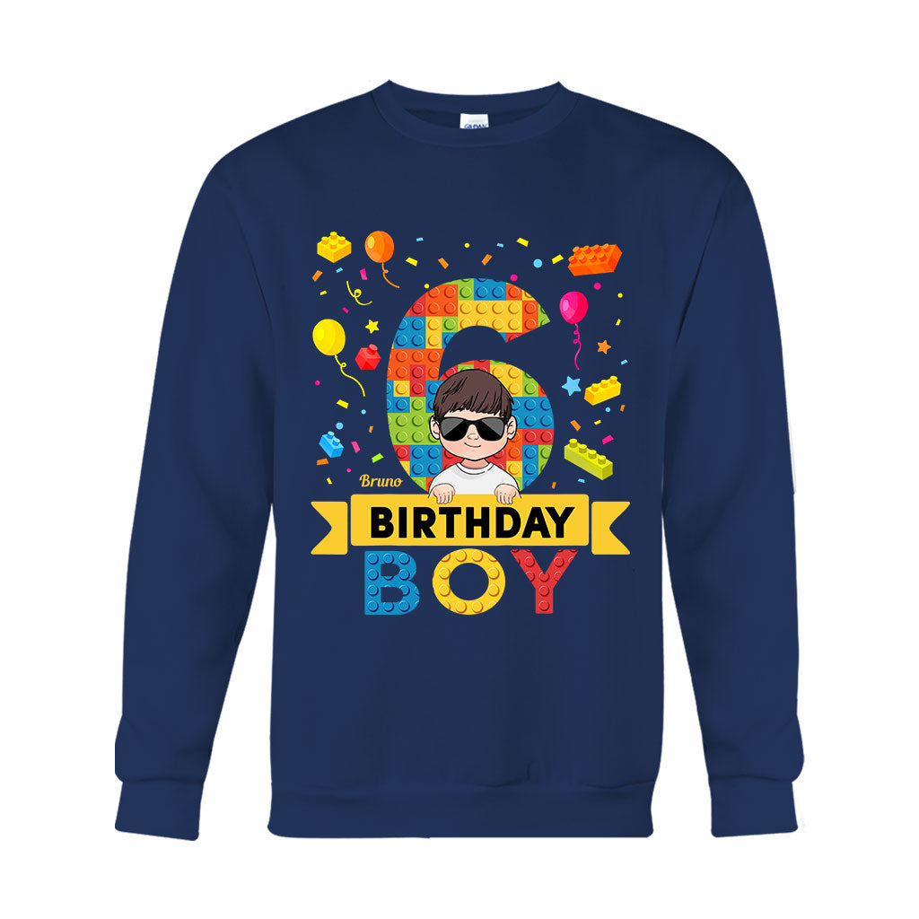 Birthday Boy Birthday Girl - Personalized Family T-shirt And Hoodie