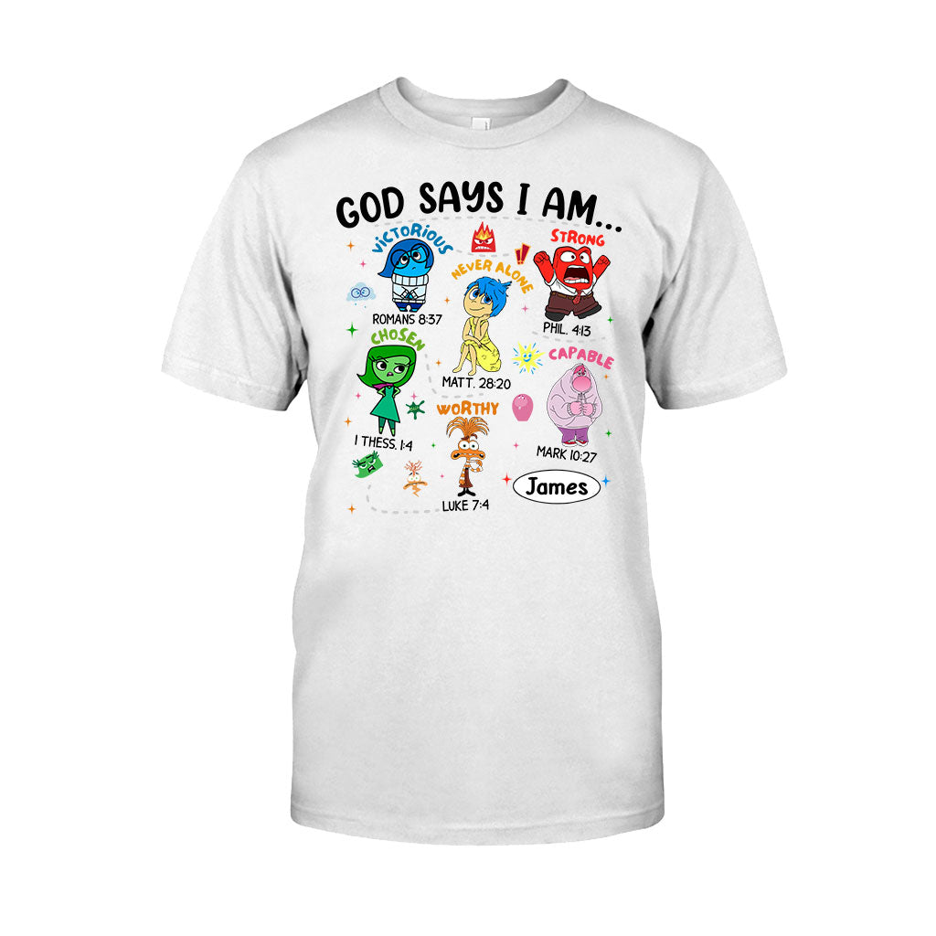 God Says I Am - Personalized T-shirt And Hoodie
