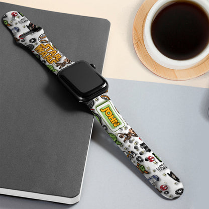The Galaxy Edge - Personalized The Force Apple Watch Band