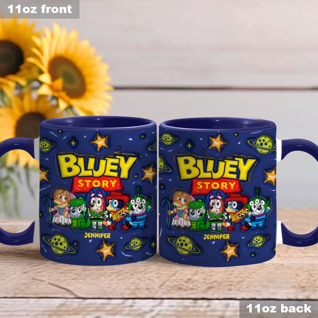 Bluey Story - Personalized Accent Mug