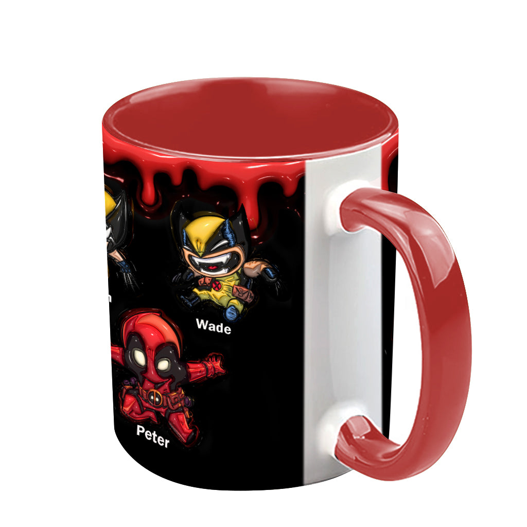 Dadpool Personalized Mug - Personalized The Psychopath Accent Mug