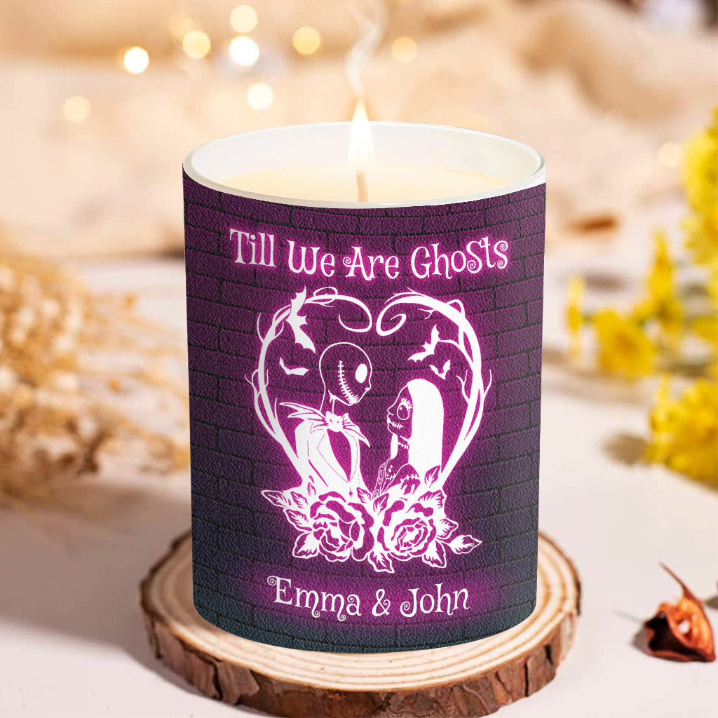 Till We Are Ghosts - Personalized Nightmare Candle With Wooden Lid