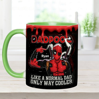 Dadpool Personalized Mug - Personalized The Psychopath Accent Mug