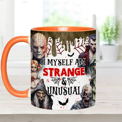 Myself Strange and Unusual - Personalized Accent Mug