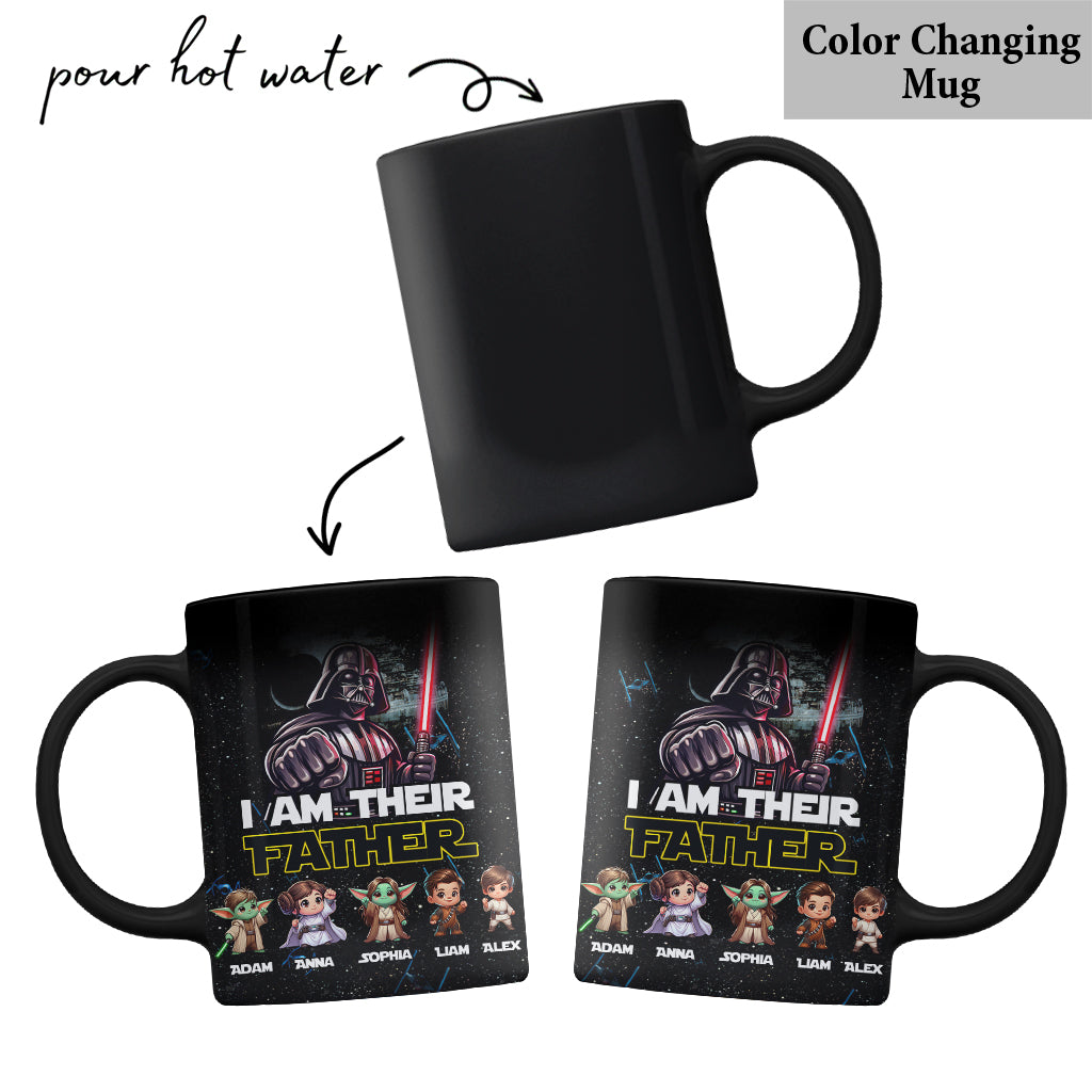 I'm Their Father Fist Bump - Personalized The Force Mug