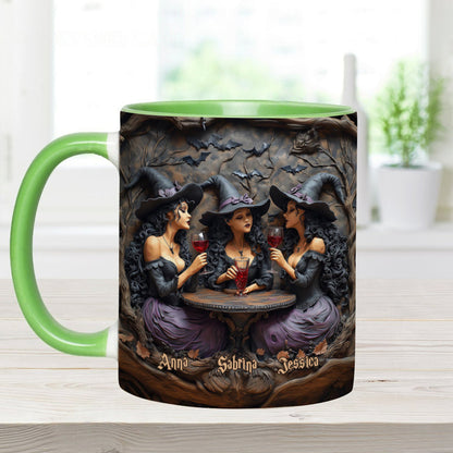 Drink Up Witches - Personalized Bestie Accent Mug