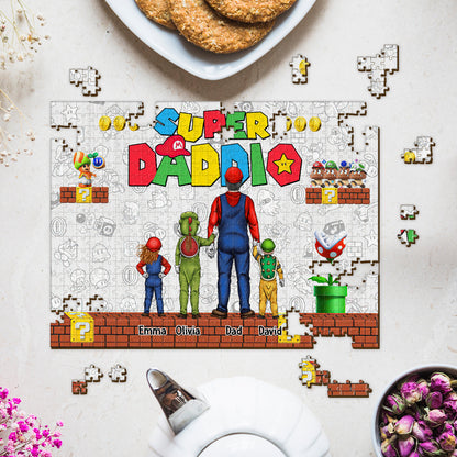Super Daddio - Personalized Super Plumber Jigsaw Puzzle