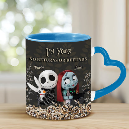 I'm Yours - Personalized Nightmare Heart Handle Mug