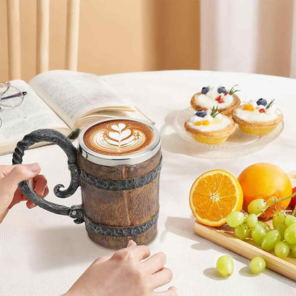 Viking Mug - Barrel Beer Mug