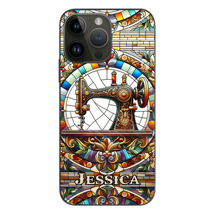 Colorful Sewing Machine - Personalized Sewing Phone Case