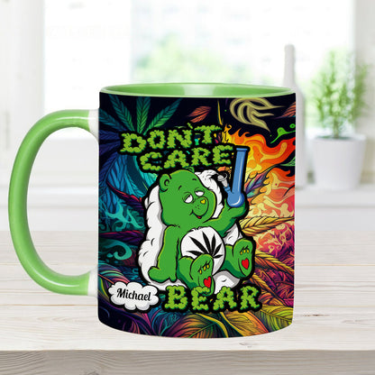 Don't Care Bear - Personalized Weed Accent Mug