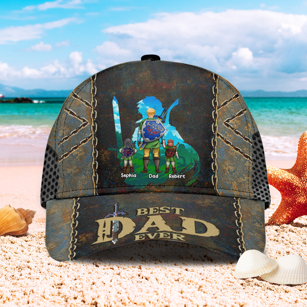 Best Dad Ever - Personalized The Hero's Legend Classic Cap