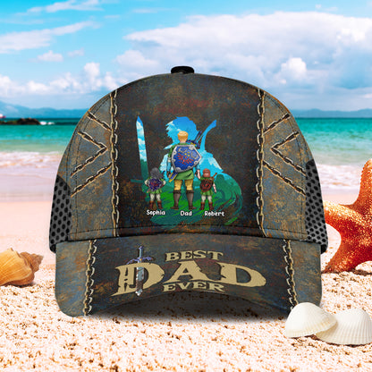Best Dad Ever - Personalized The Hero's Legend Classic Cap