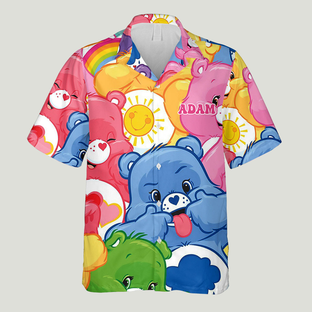 Rolling Bear - Personalized Weed Hawaiian Shirt