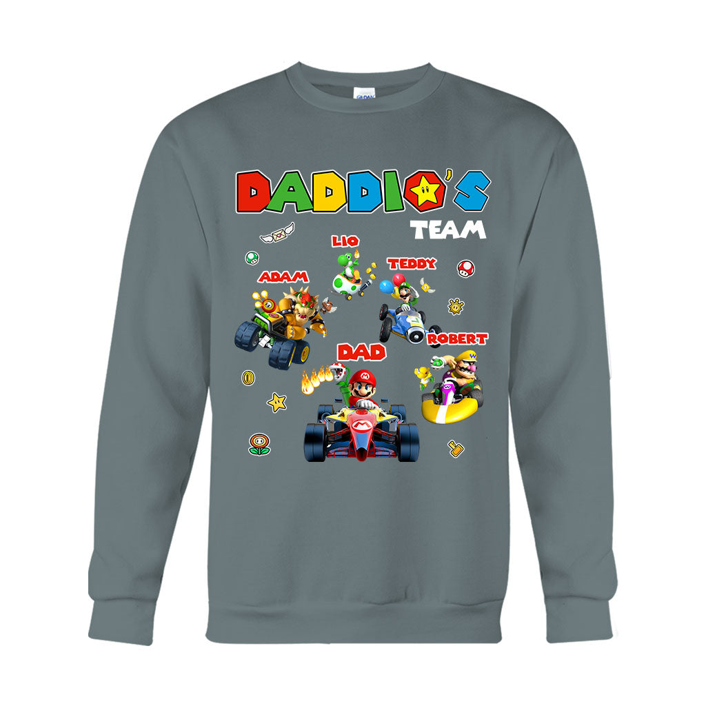 Best Daddio Mario Ever Any Title - Personalized Super Plumber T-shirt And Hoodie