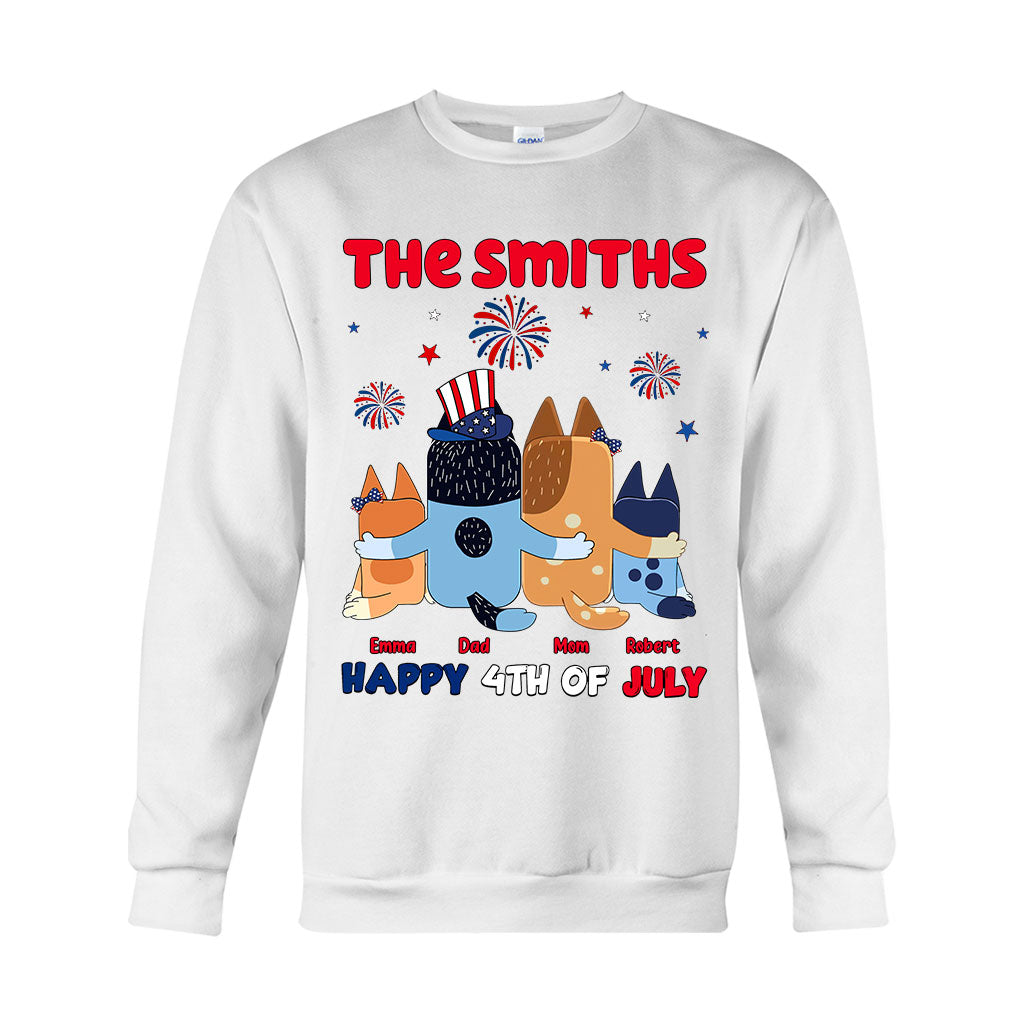 Happy 4th Of July - Personalized T-shirt And Hoodie