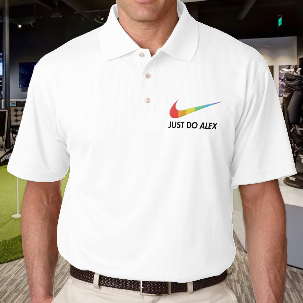 Just Love Rainbow Pride - Personalized LGBT Support Polo Shirt