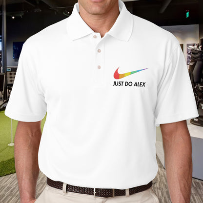 Just Love Rainbow Pride - Personalized LGBT Support Polo Shirt