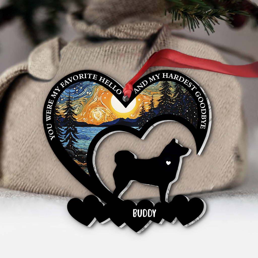 Forever In My Heart - Personalized Dog Ornament