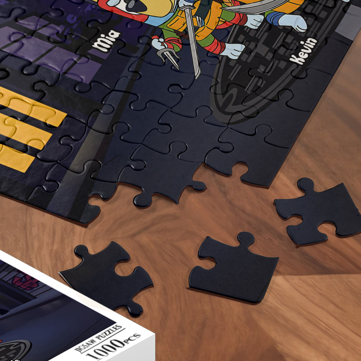 Awesome Father - Personalized Father Jigsaw Puzzle