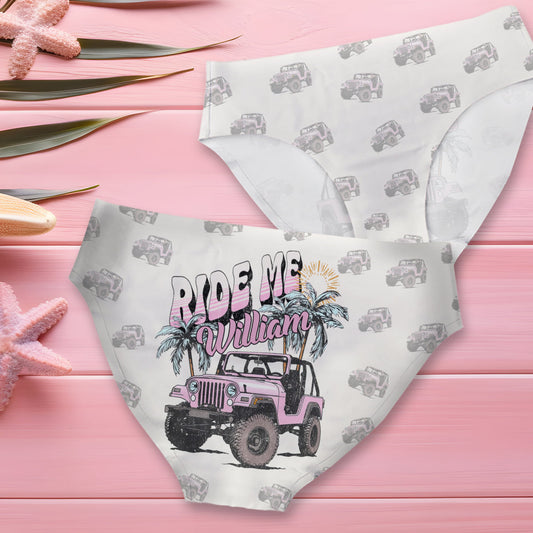 Ride Me - Personalized Car Women's Briefs
