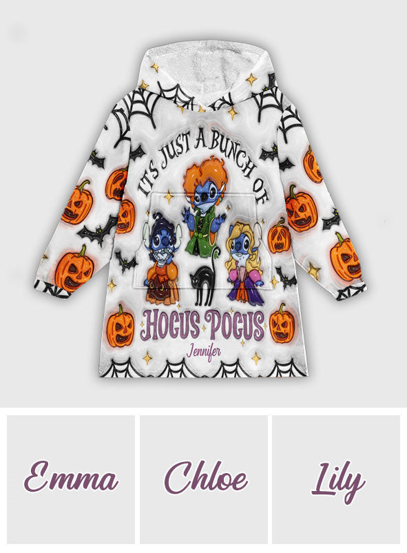 Happy Halloween - Personalized Ohana Blanket Hoodie