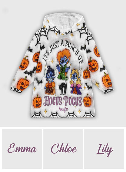 Happy Halloween - Personalized Ohana Blanket Hoodie